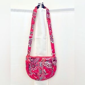 VERA BRADLEY Salmon Red Crossbody Bag